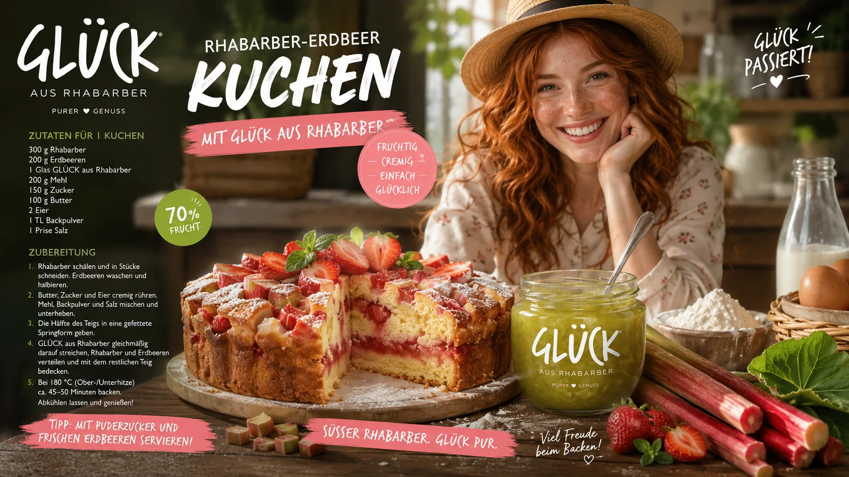 Rhabarber Kuchen