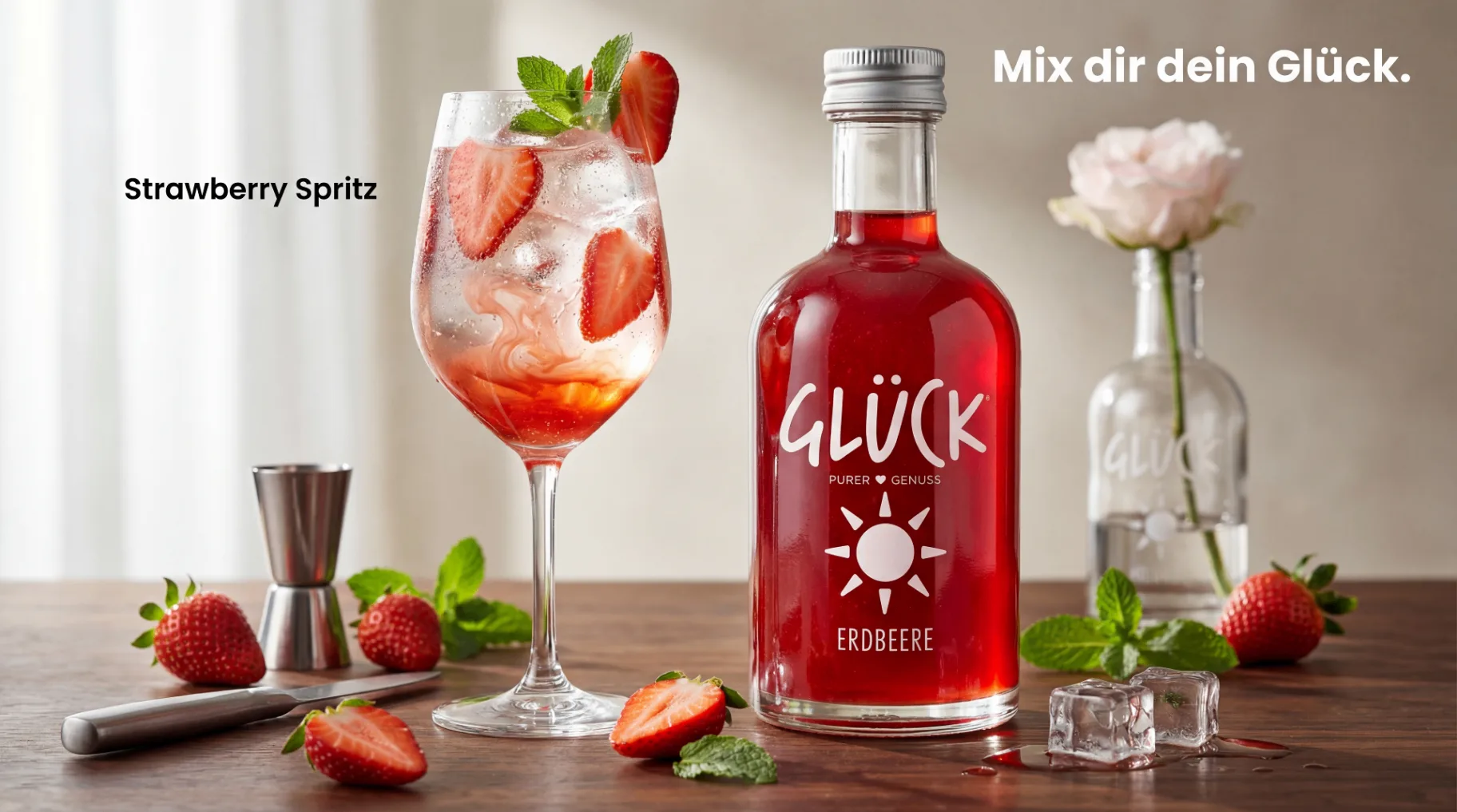 Erdbeere — Strawberry Spritz